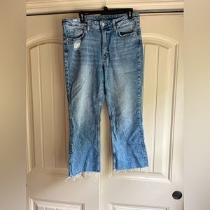 H&M distressed womens kick flares